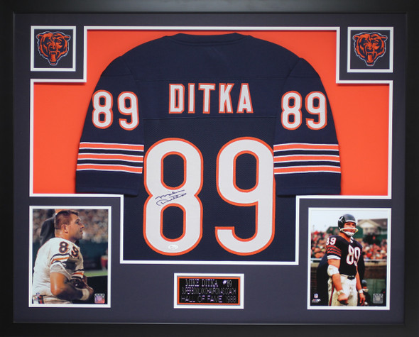 Mike Ditka Autographed and Framed Chicago Bears Jersey