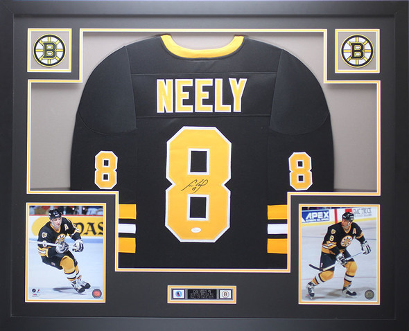 Boston Bruins Black Framed Logo Jersey Display Case
