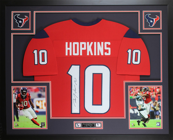 DeAndre Hopkins Autographed and Framed Houston Texans Jersey