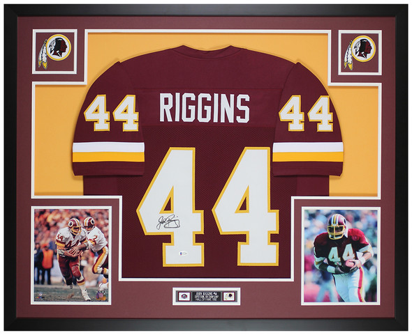 John Riggins Autographed and Framed Washington Commanders Jersey