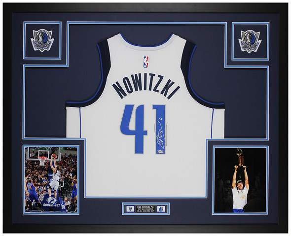 Dirk Nowitzki 06/07 MVP Autographed Dallas Mavericks Nike Swingman