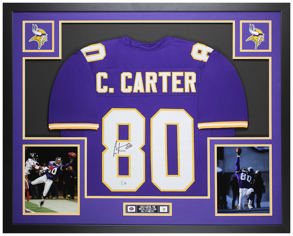 Vince Carter Autographed and Framed Purple Toronto Jersey Fanatics COA