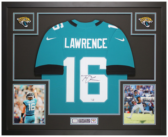 Trevor Lawrence Autographed and Framed Jacksonville Jaguars Jersey
