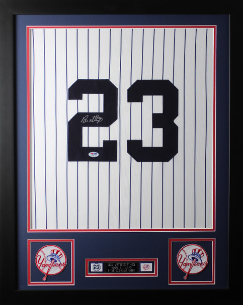 Don Mattingly Autographed and Framed New York Yankees Jersey