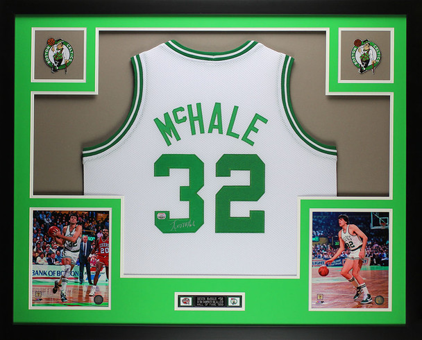 Kevin McHale Autographed and Framed Boston Celtics Jersey