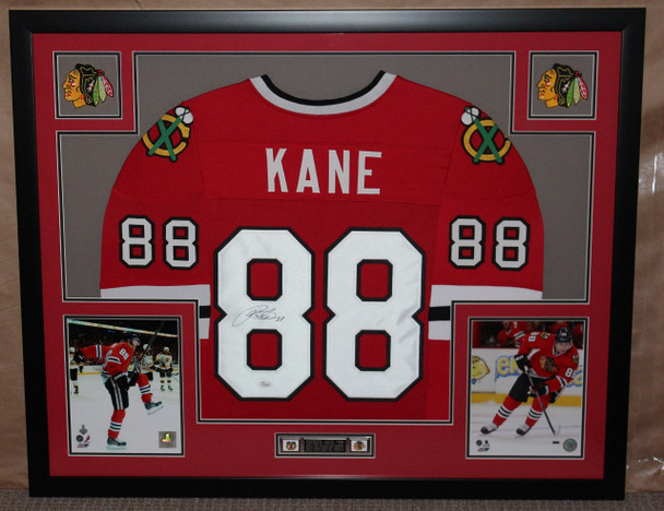 Patrick Kane Autographed and Framed Chicago Blackhawks Jersey