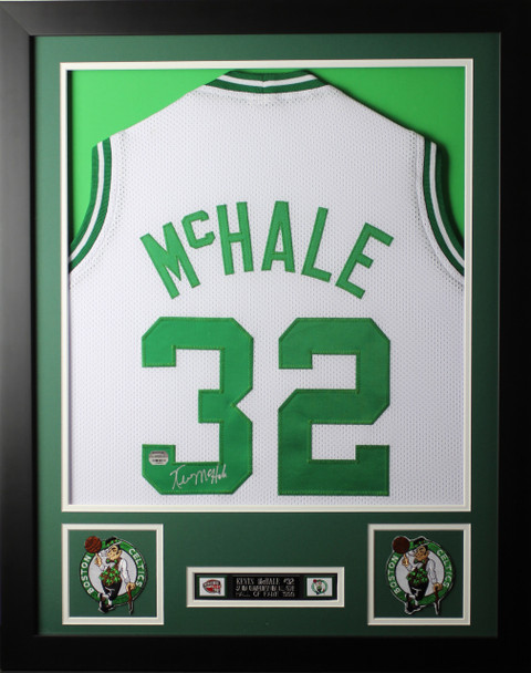 Kevin McHale Autographed and Framed Boston Celtics Jersey