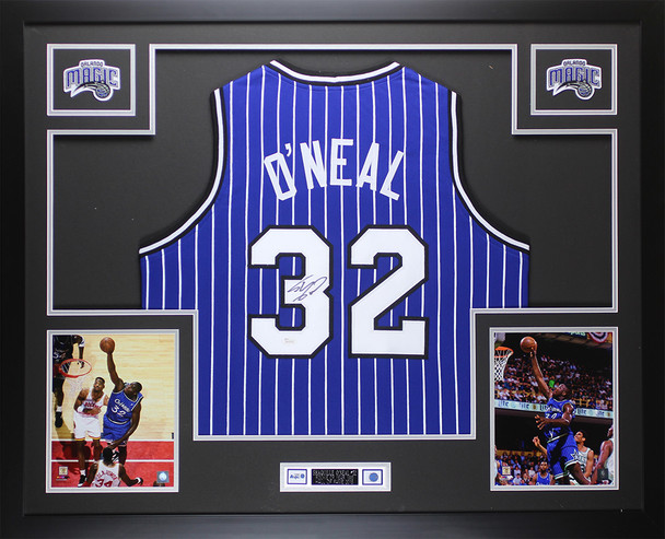 Shaquille O'Neal Autographed and Framed Orlando Magic Jersey