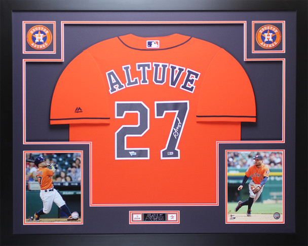 Jose Altuve Autographed and Framed Houston Astros Jersey