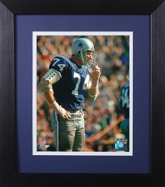 Bob Lily Framed 8x10 Dallas Cowboys Photo (BL-P1E)