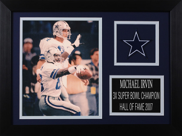 Michael Irvin Framed 8x10 Dallas Cowboys Photo (MI-P2A)