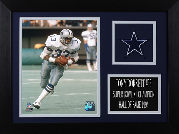 Tony Dorsett Framed 8x10 Dallas Cowboys Photo (TD-P3A)