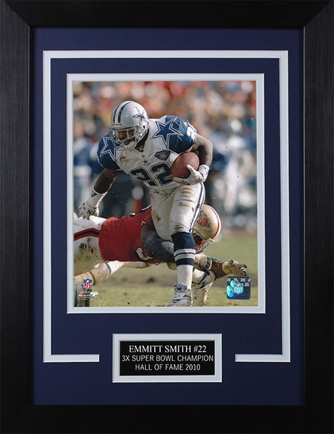 Emmitt Smith Framed 8x10 Dallas Cowboys Photo (ES-P3C)