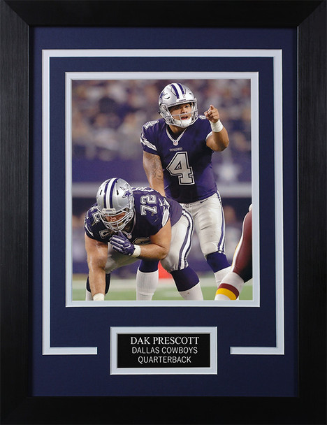 Dak Prescott Framed 8x10 Dallas Cowboys Photo (DP-P8C)