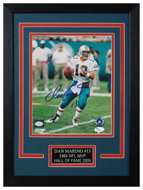 Dan Marino Autographed and Framed Miami Dolphins Photo