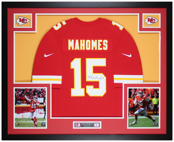 Patrick Mahomes Autographed and Framed Kansas City Chiefs Jersey