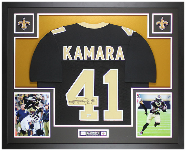Alvin Kamara Autographed and Framed New Orleans Saints Jersey