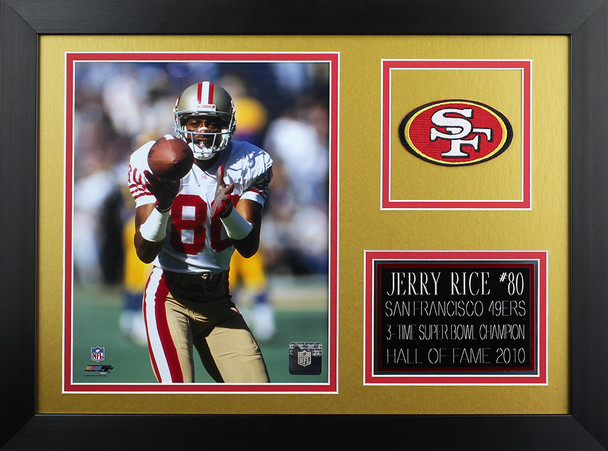 Jerry Rice Framed 8x10 San Francisco 49ers Photo (JR-P2B)