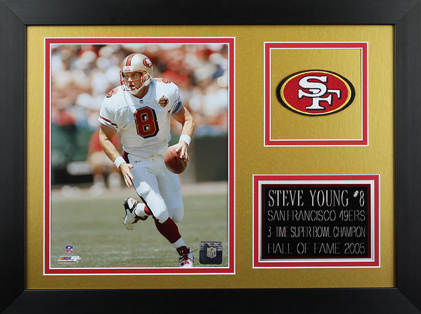 Steve Young Framed 8x10 San Francisco 49ers Photo (SY-P4B)