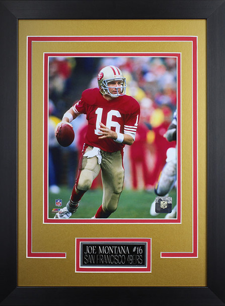 Joe Montana Framed 8x10 San Francisco 49ers Photo (JM-P1D)