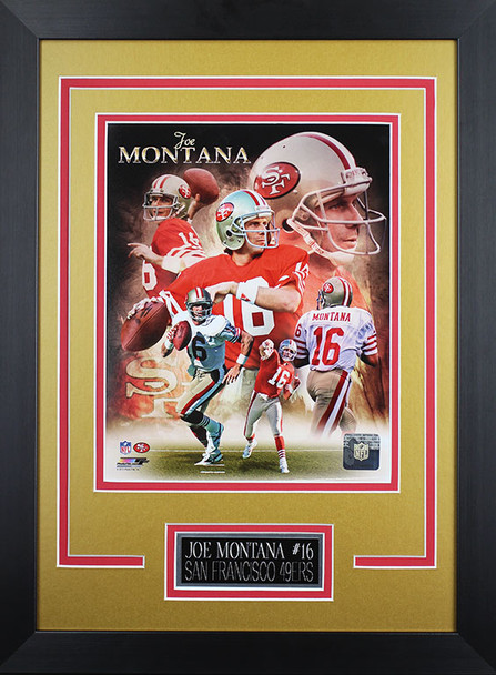 Joe Montana Framed 8x10 San Francisco 49ers Photo (JM-P7D)
