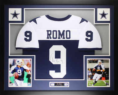 Tony Romo Autographed White Pro Style Jersey - Beckett W Auth