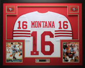 Joe Montana Autographed and Framed San Francisco 49ers Jersey