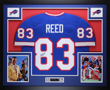 Andre Reed Autographed Buffalo Red Custom Football Jersey - BAS