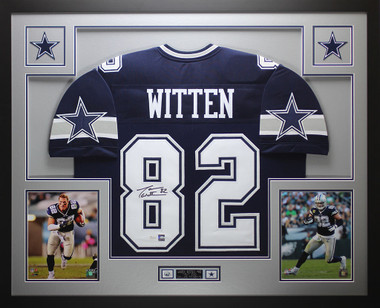 Jason Witten Autographed Signed Framed Dallas Cowboys Jersey BECKETT