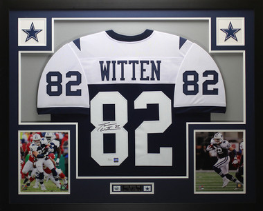 Jason Witten Autographed Custom Framed Cowboys Jersey Display {bas Coa}