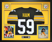 Jack Ham Autographed and Framed Pittsburgh Steelers Jersey