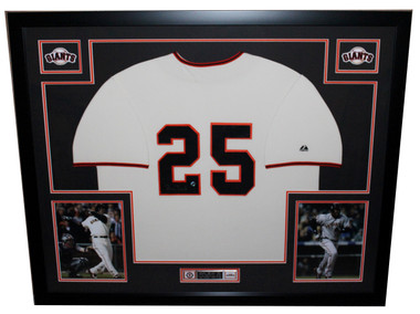 Barry Bonds Autographed and Framed Pittsburgh Pirates Jersey