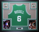 Bill Russell Autographed and Framed Boston Celtics Jersey