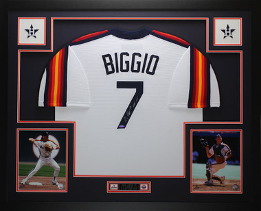 CRAIG BIGGIO Sequined Rainbow Jersey // Hall of Fame 7 -  Hong Kong