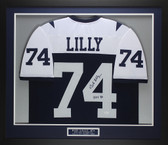 Bob Lilly Autographed and Framed Dallas Cowboys Jersey