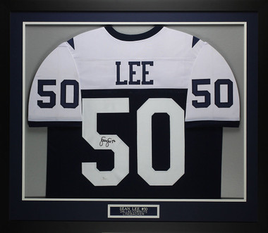 DALLAS COWBOYS SEAN LEE AUTOGRAPHED SIGNED JERSEY JSA COA