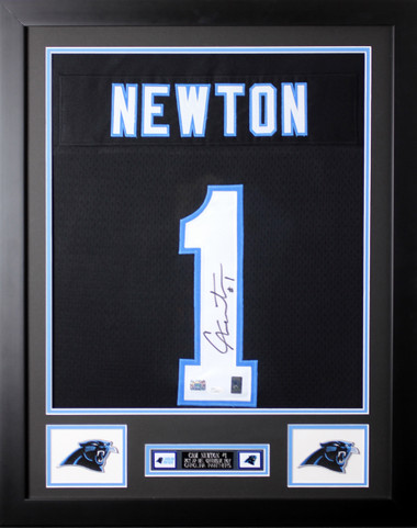 cam newton framed jersey