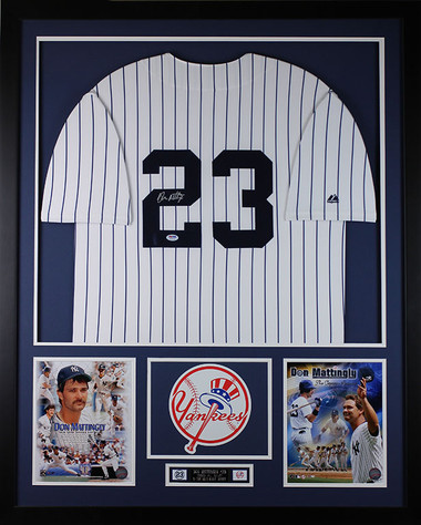 Don Mattingly New York Yankees Autographed White Majestic