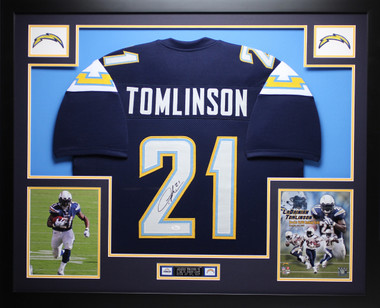 Charlie Joiner Autographed & Framed Navy San Diego Chargers Jersey