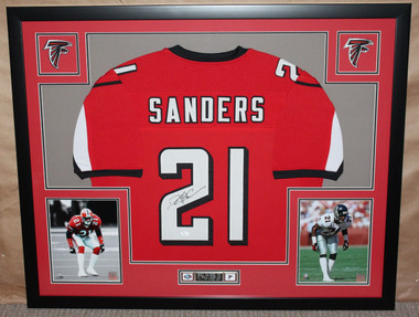 Deion Sanders Signed Jersey - JSA Witnessed - Atlanta Falcons