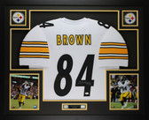 Antonio Brown Autographed and Framed Pittsburgh Steelers Jersey