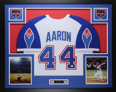 Hank Aaron Signed Atlanta Braves Jersey With JSA COA