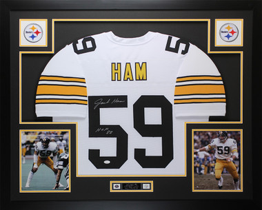 Pittsburgh Steelers Jack Ham Autographed Signed Inscribed Jersey Jsa Coa