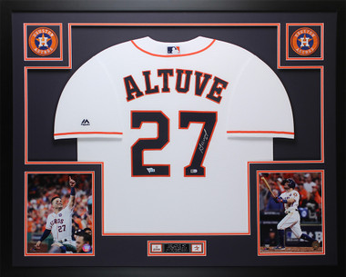 Jose Altuve Autographed and Framed Houston Astros Jersey