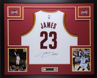 LeBron James Signed Cleveland Cavaliers Authentic Adidas Road Jersey