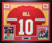 Tyreek Hill Autographed and Framed Kansas City Chiefs Jersey