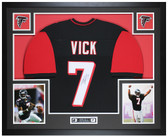 Michael Vick Autographed and Framed Atlanta Falcons Jersey