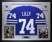 Bob Lilly Autographed and Framed Dallas Cowboys Jersey