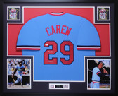 Rod Carew Autographed and Framed Minnesota Twins Jersey