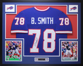 Bruce Smith Autographed and Framed Buffalo Bills Jersey